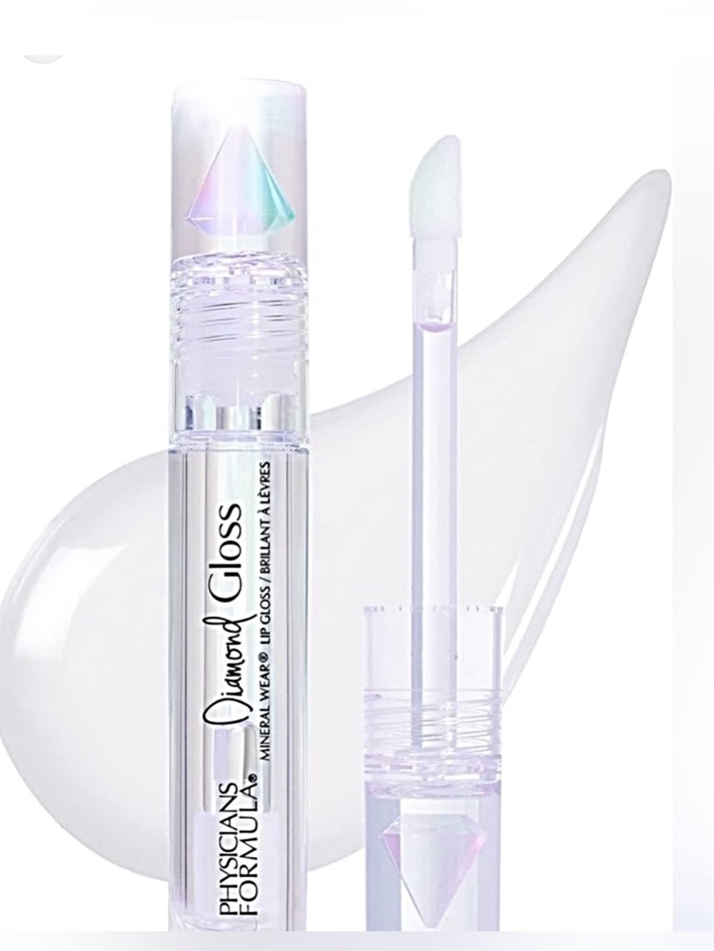 🆕 Physicians Formula Crystal Clear Diamond Mineral Wear Lip Plumpers ×2 pack
